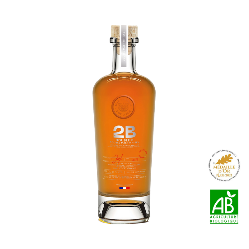 Le Whisky français Bio 2B Double Malt