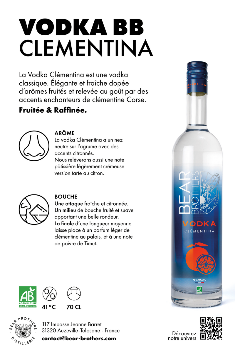 La Vodka Clémentina BIO
