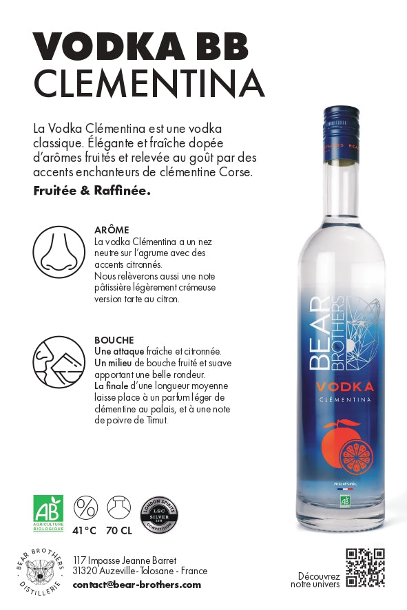 La Vodka Clémentina BIO